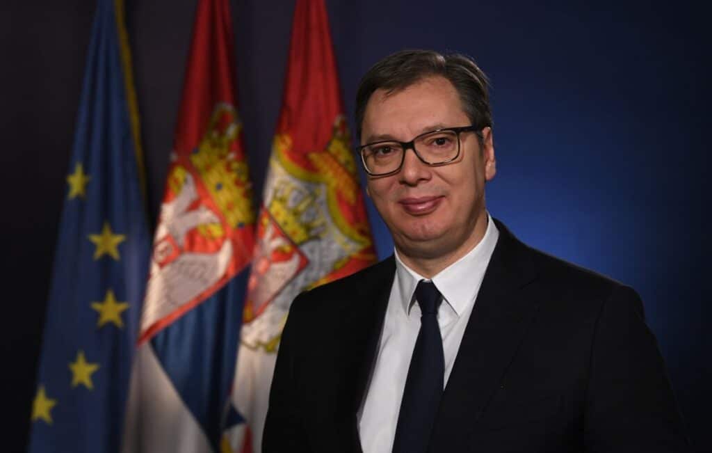 Αλεξάνταρ Βούτσιτς. Φωτογραφία αρχείου: Προεδρία της Σερβίας / Dimitrije Goll